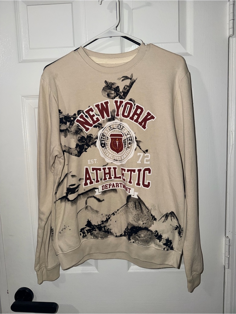 Blind Rooster New York Athletic Dept Graphic Crewneck Sweatshirt Medium